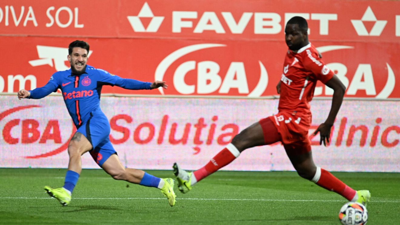 UTA - FCSB 0-1, în etapa 23 din Superliga. Campioana egalează liderul U Cluj la numărul de puncte