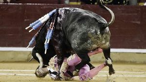 FOTO ȘOCANT!** Un toreador a rămas fără un ochi după coridă! Cum se simte acum