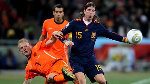 Olanda – Spania, a doua finală din istoria CM încheiată, scor 0-0, după 90 de minute