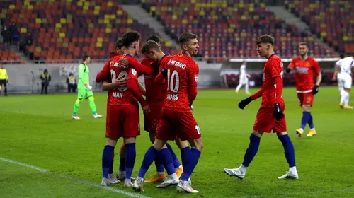 FCSB – Astra Giurgiu 3-0, în etapa a 16-a din Liga 1 | Dennis Man și Florin Tănase, din nou eroi pentru roș-albaștri!