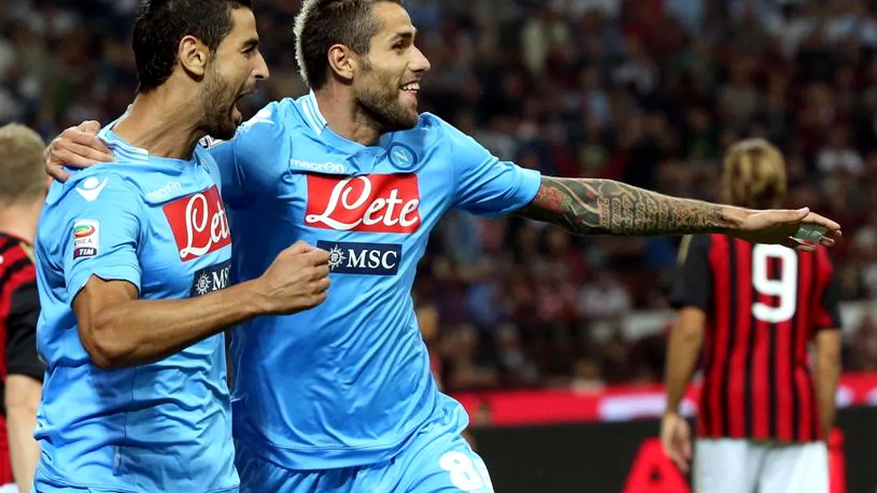 AC Milan - Napoli, scor 1-2, în campionatul Italiei