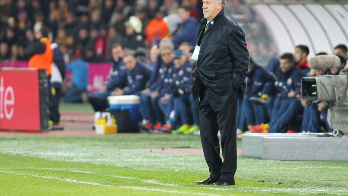 Del Bosque are doar cuvinte frumoase pentru România! "A fost o partidă dificilă pentru noi. Vă puteți gândi la lucruri frumoase la EURO" Cum i s-a părut atmosfera de la Cluj 