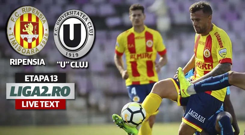 Ripensia obține un punct in extremis din meciul cu 