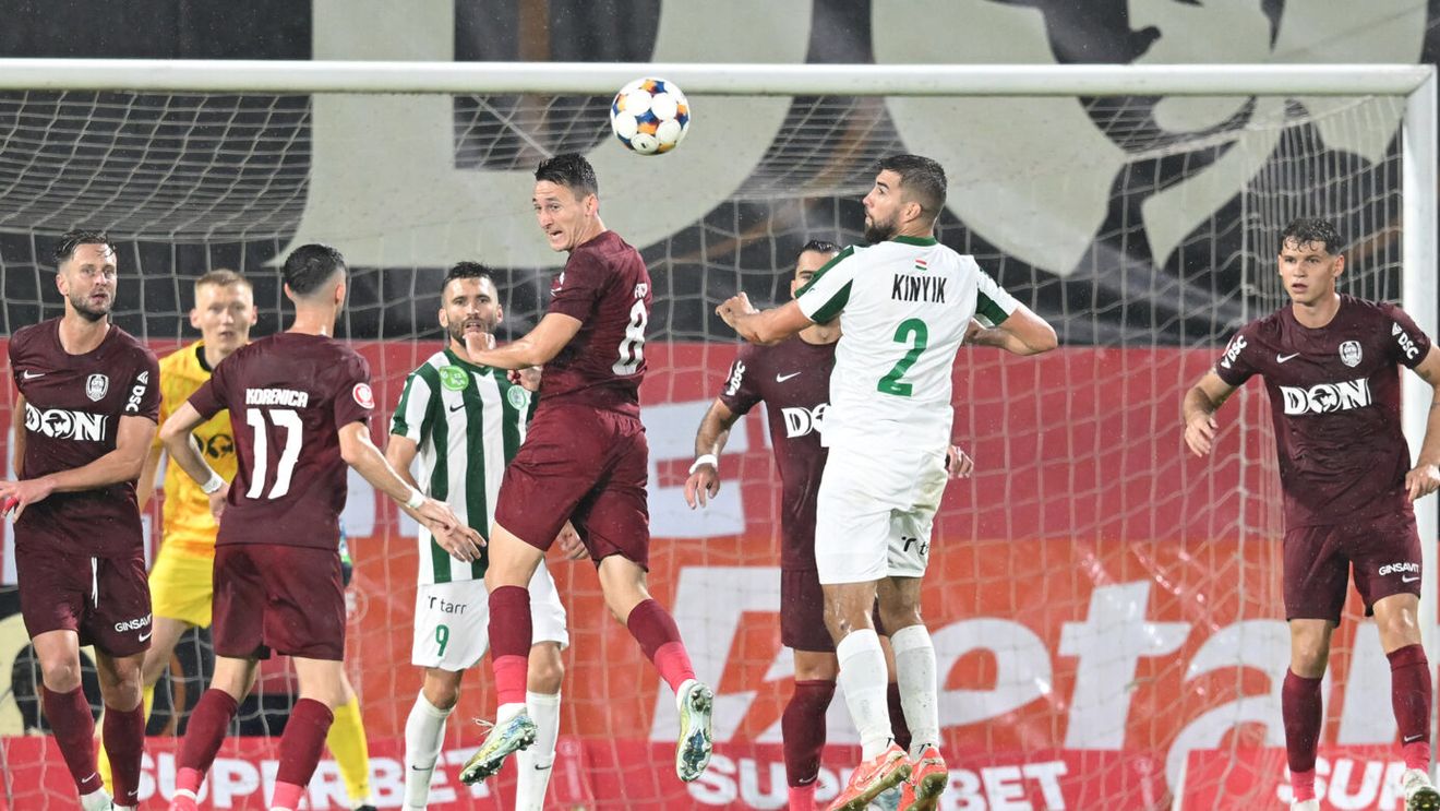 CFR Cluj - Paksi 3-0, în manșa secundă a turului 1 preliminar din Europa League. Echipa lui Dan Petrescu merge mai departe și va întâlni Lugano