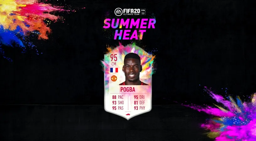 Paul Pogba, unul dintre cei mai accesibili super-jucători din ePremier League. Cum puteți obține cardul mijlocașului, varianta „Summer Heat”