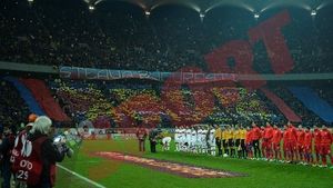 Stuttgart, un vis urât!** Steaua s-a trezit DEASUPRA TUTUROR: roș-albaștrii au stabilit un RECORD greu de bătut în Europa League. Și titanii din Ligă tânjesc la BORNA atinsă de români