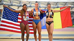 România, pe podium la Campionatele Mondiale de la Budapesta! Alina Rotaru-Kottmann, bronz la săritura în lungime