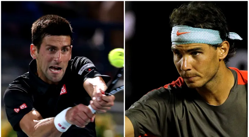 Nadal l-a învins pe Djokovic și e în finala de dublu la Doha. Nole, zi neagră: a fost eliminat și la simplu