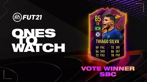 Thiago Silva a primit un super card în FIFA 21! Cerințe SBC, dată de expirare și ultimele știri despre cardul fundașului de la Chelsea