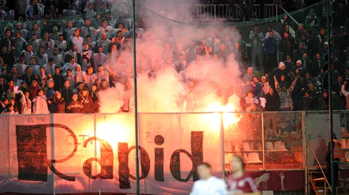 Va fi nebunie la meciul cu Steaua!** Câte bilete au cumpărat rapidiștii până acum pentru derby