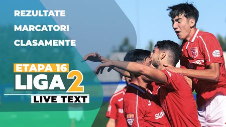 Etapa 16 Liga 2 | Steaua pierde lângă Bacău după o primă repriză dezastruoasă. CS Gloria Bistrița a obținut scorul rundei. 22 de goluri marcate în șase partide