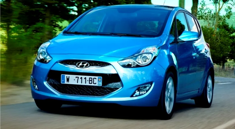 Hyundai ix20** prezintă cea mai mare valoare reziduală a segmentului