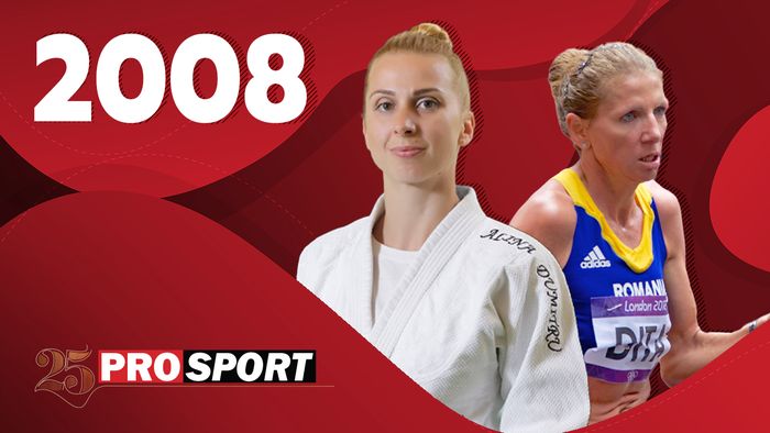 ProSport 25 - 2008. Egali cu campionii lumii la Euro. Triumful Alinei Dumitru la judo,  la Olimpiadă, Maratonul de aur al Constantinei Diță și solul magnific al Sandrei Izbașa