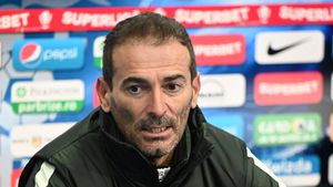 Marius Măldărășanu, furios pe jucătorii tineri după ce echipa sa a fost egalată din penalty pe final în meciul Voluntari - Hermannstadt 1-1: „Te rogi de ei să alerge”