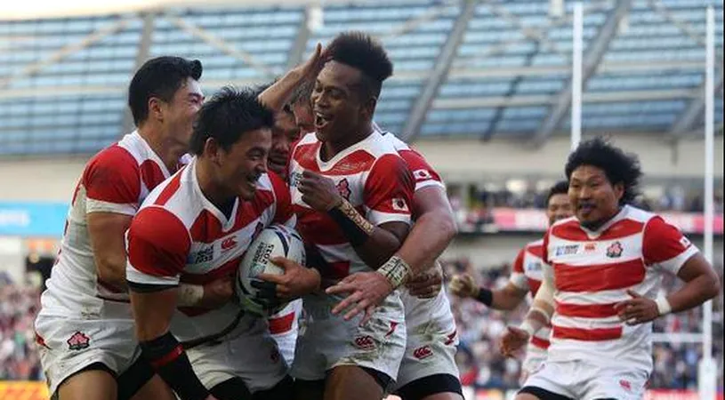 Una dintre cele mai mari surprize din istoria sportului: Japonia a învins Africa de Sud la Campionatul Mondial de Rugby!