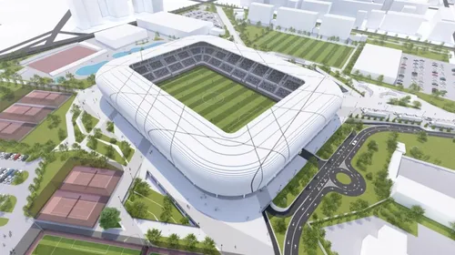 OZN de 65 de milioane de euro într-un oraș din România! Noul stadion ultramodern va purta numele unui fotbalist de legendă
