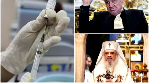 Gigi Becali nu crede că Patriarhul Daniel s-a vaccinat anti-Covid: „E un act de lepădare de credinţă”