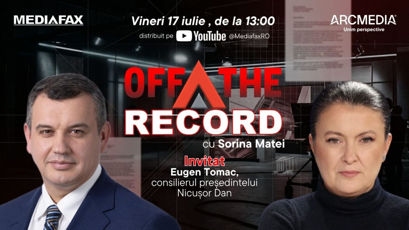 OFF The Record. Invitat: Eugen Tomac, consilierul Președintelui Nicușor Dan