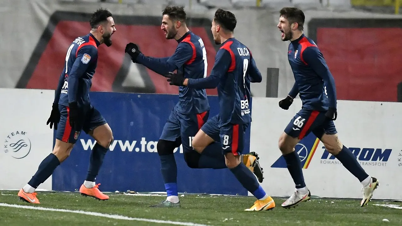 Dinamo - Chindia Târgoviște 0-1, în etapa a 17-a din Liga 1 | Trupa lui Emil Săndoi dă lovitura în „Ștefan cel Mare” și ajunge la 6 meciuri fără eșec!