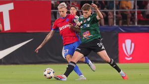 FCSB - Unirea Slobozia 0-1, în etapa 5 din Superliga. Șoc în Ghencea! Campioana suferă a treia înfrângere la rând în campionat