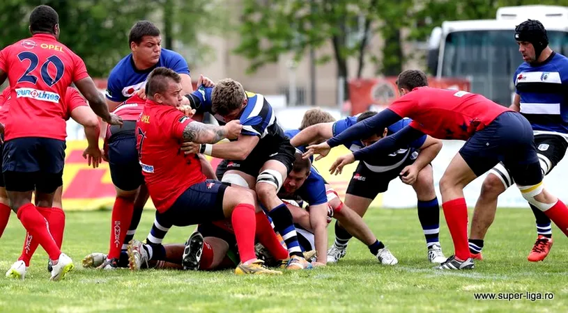 Steaua - CSM București, finala mică a SuperLigii de rugby, va avea loc pe Stadionul Ghencea 