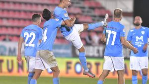 FC Voluntari - Farul 1-0. Golul lui Ion Gheorghe aduce a cincea victorie consecutivă în Liga 1 pentru ilfoveni!