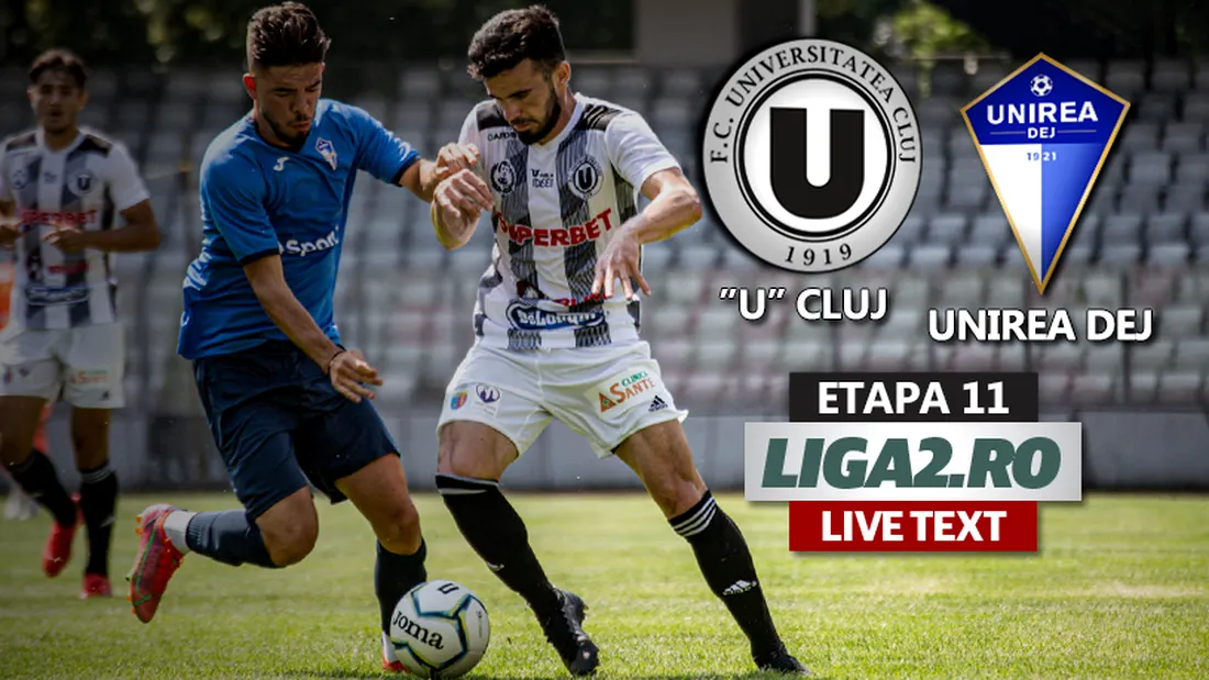 ”U” Cluj câștigă, la Bistrița, fără mari probleme derby-ul Clujului cu Unirea Dej. Atacanții lui Lincar și-au făcut din nou treaba și au readus echipa pe locul 2