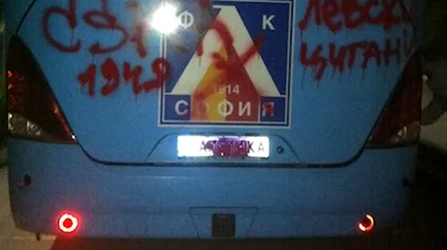 FOTO & VIDEO Ultrașii au „boală” pe autocare!** Așa se războiesc acum fanii granzilor din Sofia