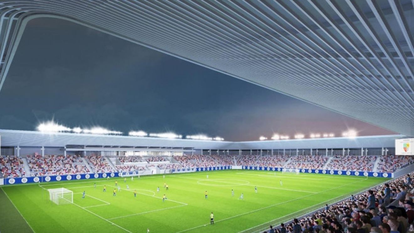 Se construiește un stadion de 40.000.000 de euro în România într-un oraș care are echipă doar în Liga 3! „Va fi de patru stele UEFA”