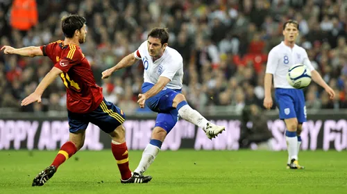 VIDEO Cel mai tare amical al săptămânii:** Anglia – Spania 1-0! Lampard, peste Xavi
