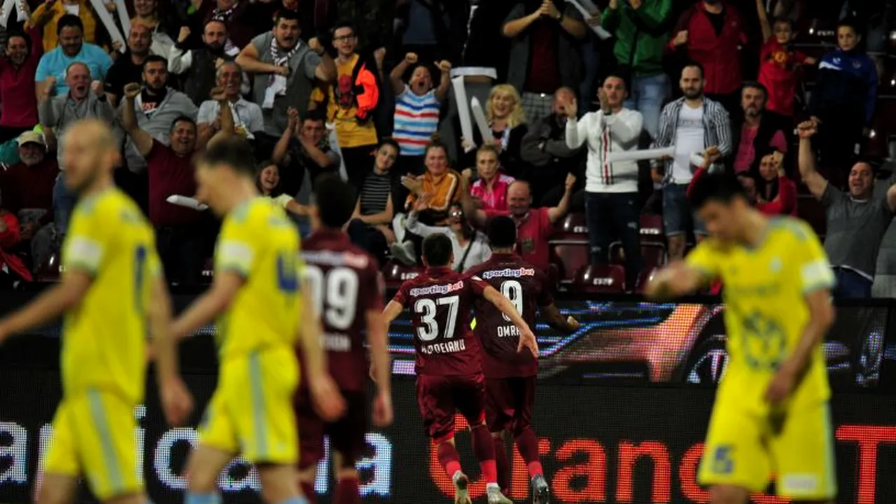 CFR Cluj - Astana, 3-1. Omrani a marcat golul calificării. Ardelenii vor juca împotriva celor de la Maccabi Tel Aviv. VIDEO 