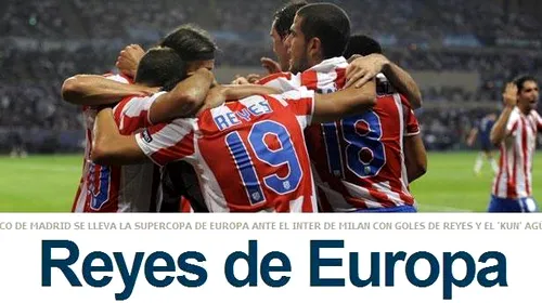 Greu fără Mourinho!** Prima Supercupă din istorie pentru Atletico: „Reyes de Europa”