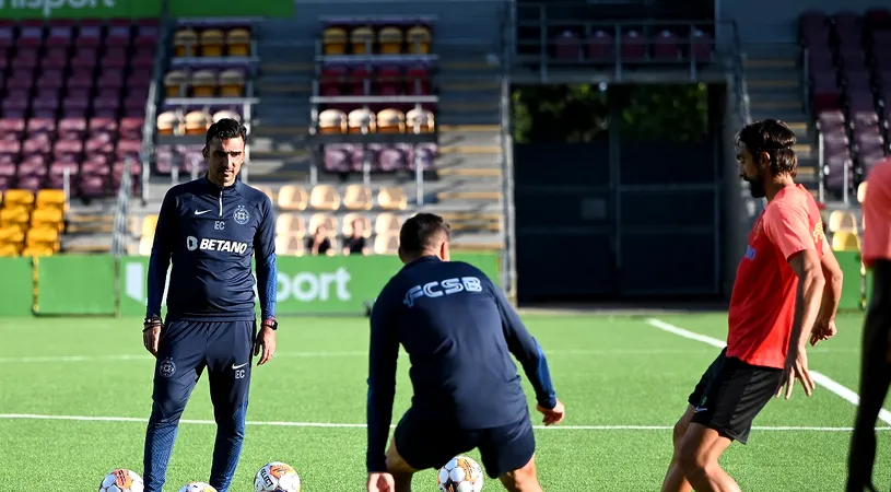 Marea surpriză pregătită de Elias Charalambous pentru meciul Nordsjaelland - FCSB! Sistem inedit ales de cipriot, după ce Alex Băluță s-a accidentat! Este Andrea Compagno pe făraș la vicecampioana României? | FOTO