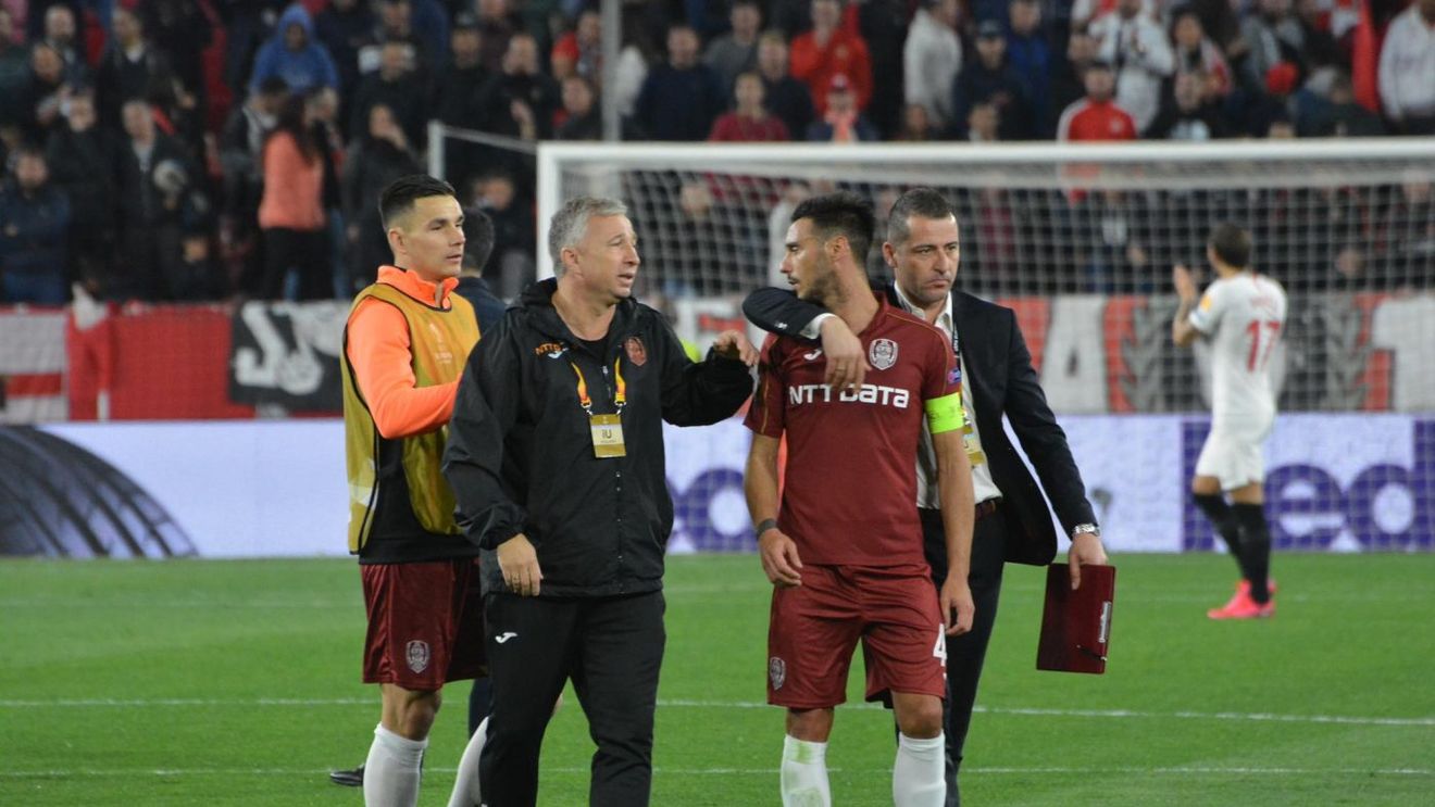 Frustrarea va fi și mai mare pentru Dan Petrescu! "Eu nu fluieram așa ceva!" Ce a spus Crăciunescu după golul refuzat CFR-ului în eliminarea dramatică cu Sevilla