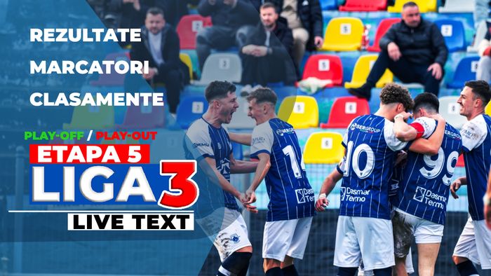 Liga 3, etapa 5 din play-off și play-out | În derby-urile dintre primele clasate din Seriile 2, 3 și 4, doar Știința Poli Timișoara s-a impus