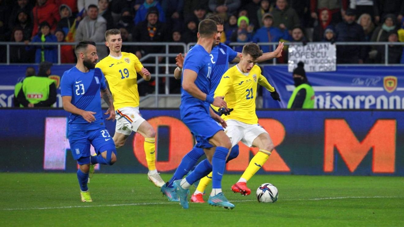 Octavian Popescu, ambiții mari după debutul la prima reprezentativă în eșecul cu Grecia: „E cea mai mare dorință a mea să calific eu naționala la Campionatul Mondial!”