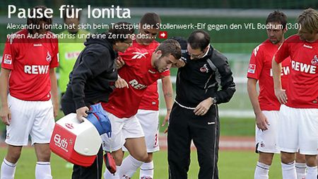 Ioniță, OUT minim o lună! "Din fericire nu trebuie să se opereze"