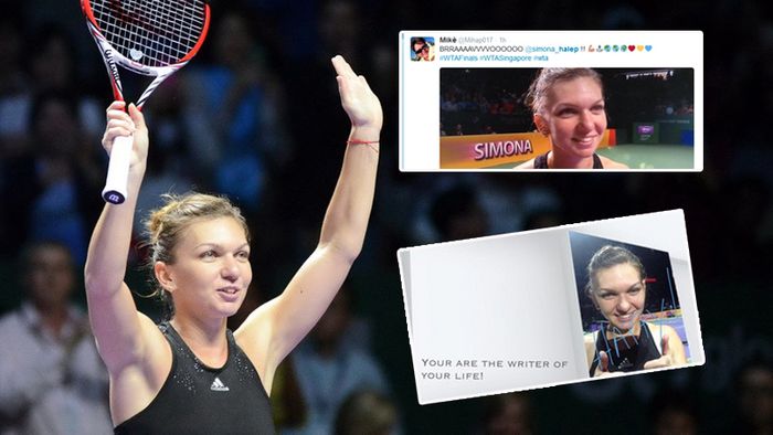 "HalepMania" ia cu asalt twitter-ul. Fanii i-au pregătit mesaje pentru finala cu Serena Williams, dar și mici cadouri "virtuale"
