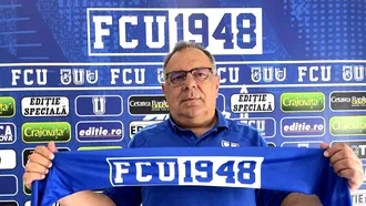 Ștefan Stoica, noul antrenor al FCU Craiova. Fostul selecționer al Moldovei, prezentat într-un mod inedit de olteni