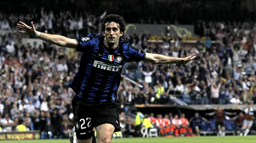 Superlativele UEFA!** Diego Milito, cel mai bun jucător al sezonului trecut al Ligii Campionilor