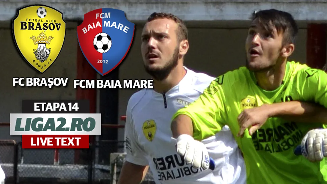 FC Brașov - FCM Baia Mare 2-0.** 