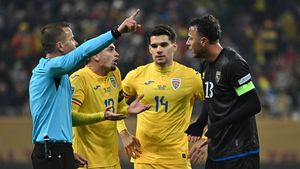 Escaladare periculoasă a situației după România - Kosovo, care poate distruge naționala tricoloră la UEFA. Căpitanul kosovarilor aruncă în aer totul cu o dezvăluire șocantă: „Am cerut de trei arbitrilor să întrerupă meciul”