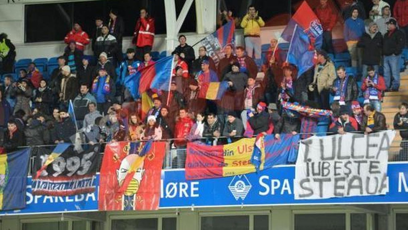 "Sunt fericiți și se simt bine" chiar și la temperaturi minime!** Ultrașii Stelei au îndurat frigul și au dominat o partidă care nu a ridicat interes pentru nordici