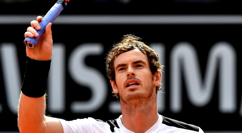 Andy Murray a anunțat că nu va mai evolua în acest sezon: 