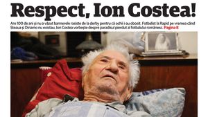 Respectul uitat!** Are 100 de ani și juca la Rapid când Steaua și Dinamo nici nu existau! "În trecut, suporterii nu se înjurau"