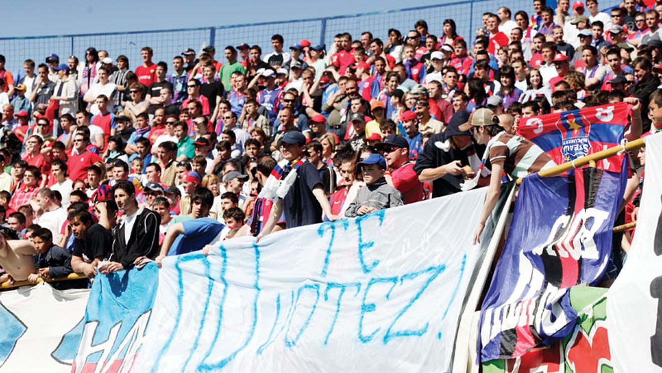 Suporterii Stelei nu mai pot introduce bannere în stadion