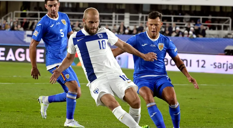 Finlanda - România 1-1. „Tricolorii” rămân pe ultimul loc în Grupa B3 din Liga Națiunilor, dar scapă pentru moment de retrogradare