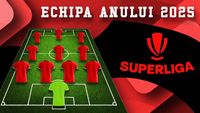 Echipa Anului 2025 în Superliga. Descoperă-i pe cei mai buni dintre cei mai buni fotbaliști într-un maraton de colecție!