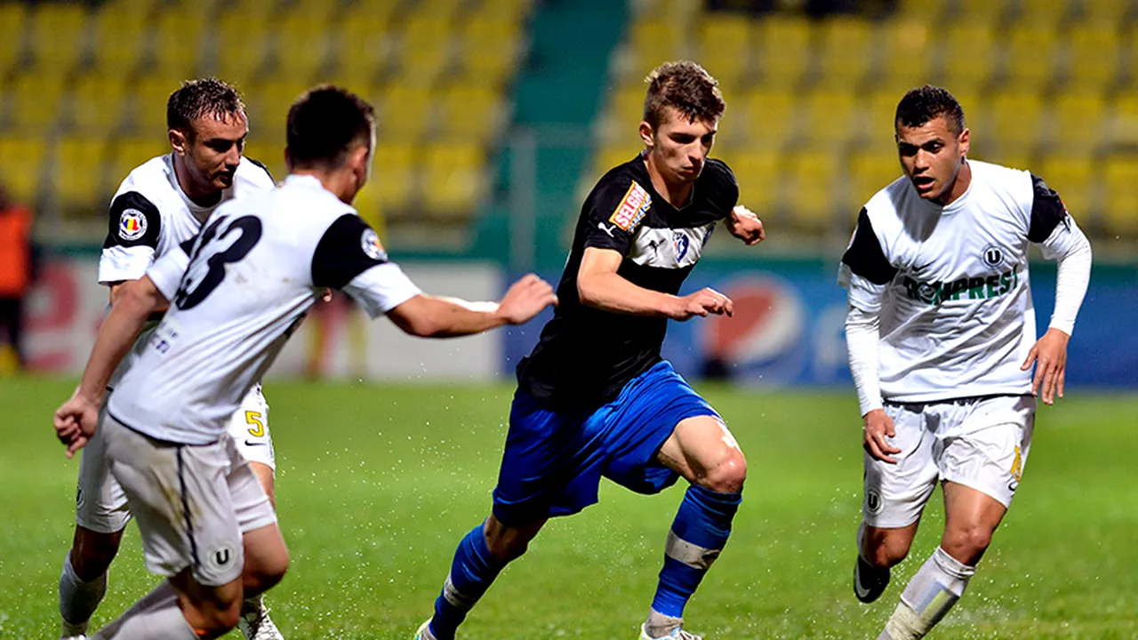 Remiză decisă în două minute: Viitorul - U Cluj 1-1. CS U Craiova - FC Brașov 0-1. 