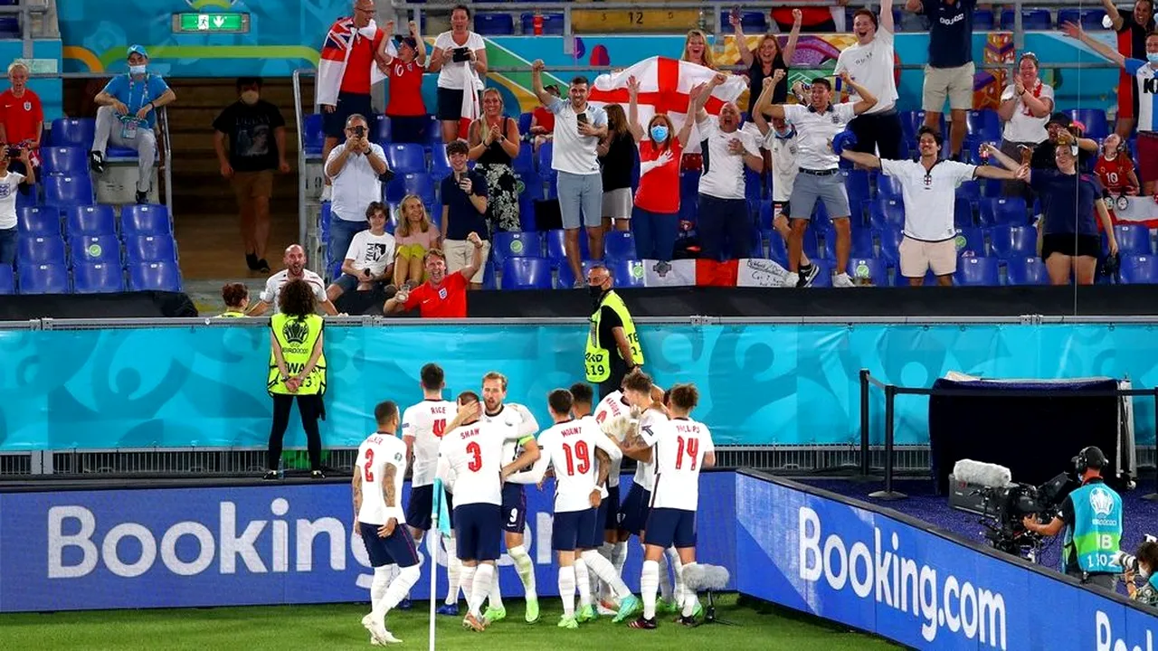 Ucraina - Anglia 0-4, în sferturile EURO 2020 | Game over pentru echipa lui Shevchenko! Englezii se califică în semifinale și vor întâlni Danemarca